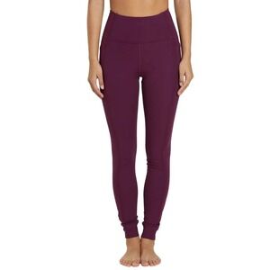 Girlfriend Collective High Rise Pocket Leggings Plum Size Medium